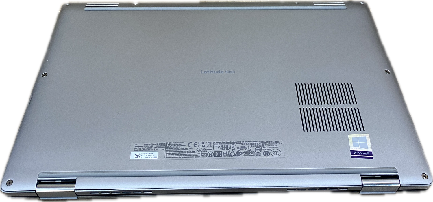 Dell Latitude 9420 14" UHD TOUCH LCD i5-1145G7 vPRO 16GB RAM 256GB SSD READ  Lap200
