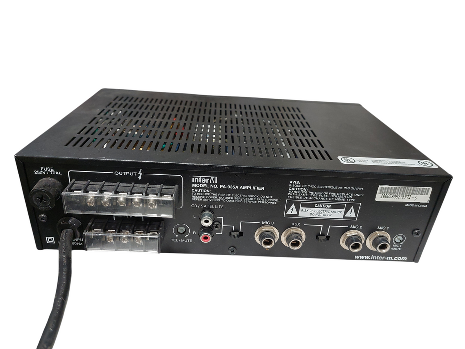 Inter M PA-935A Amplifier  =