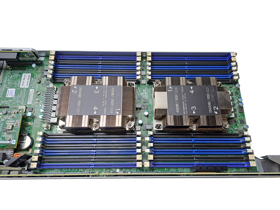 Supermicro X11DPT-B-G6-NI22 Server Blade | 2x Xeon Silver 4116 CPU, No RAM Q)