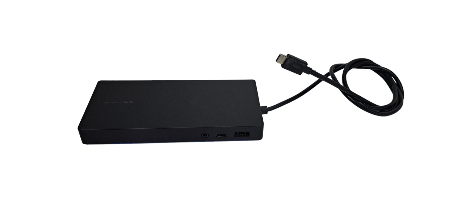 HP ELITE USB-C Docking Station TPA-B01 W/ Power Adapter Q