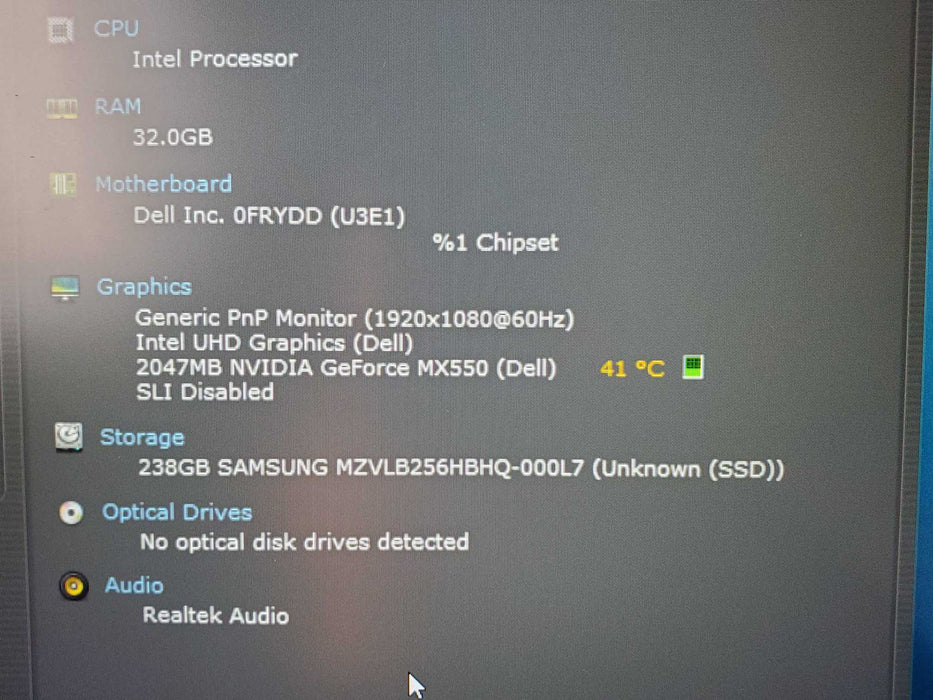 Dell Latitude 5531, i7-12800H, 32GB DDR5, 256GB SSD, GeForce MX550  Lap200