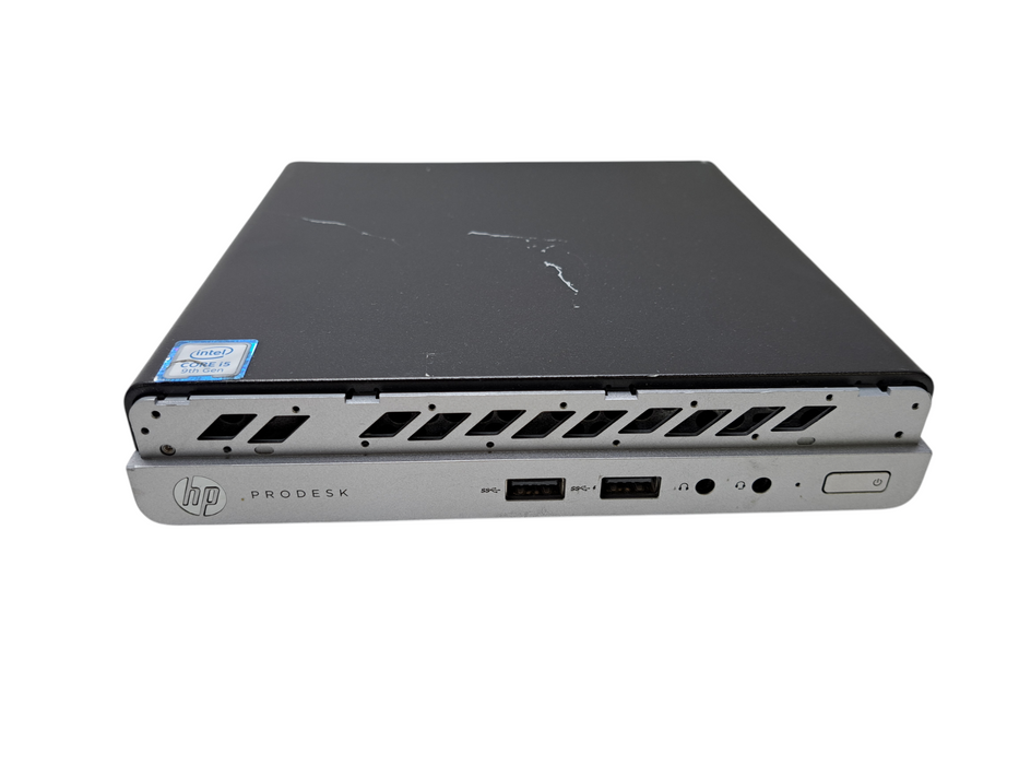 HP ProDesk 400 G5 Mini | i5-9500T @2.20GHz, 8GB DDR4, 256GB NVMe, Wi-Fi )