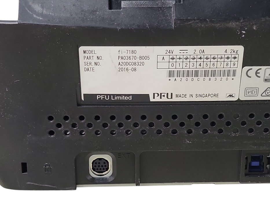 Fujitsu fi-7160 Color Duplex Document Scanner , READ _