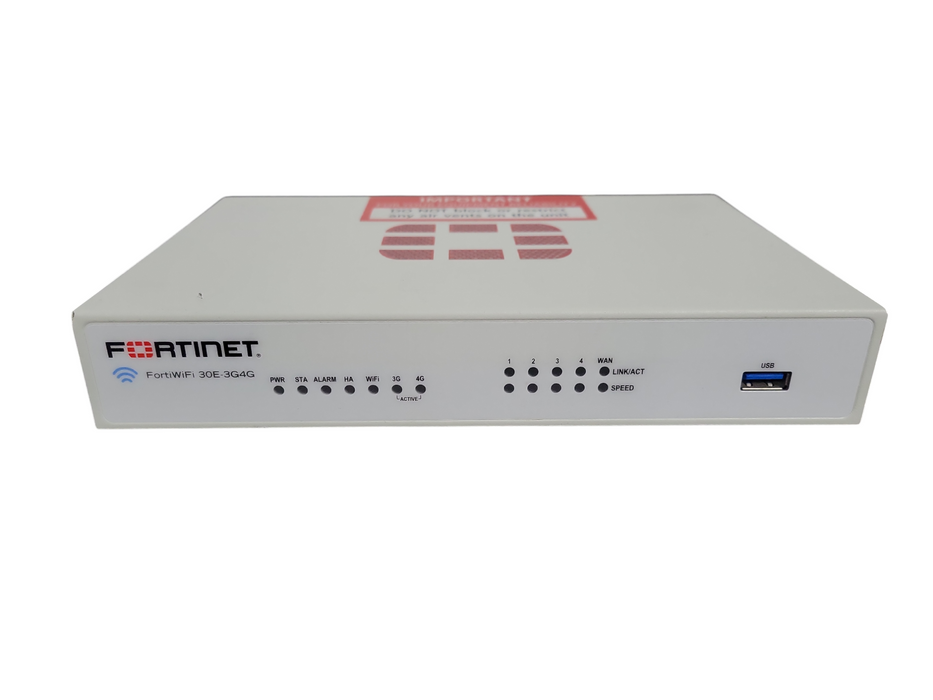 FortiGate Fortinet FG-30E-3G4G LTE FW Security Appliance  !