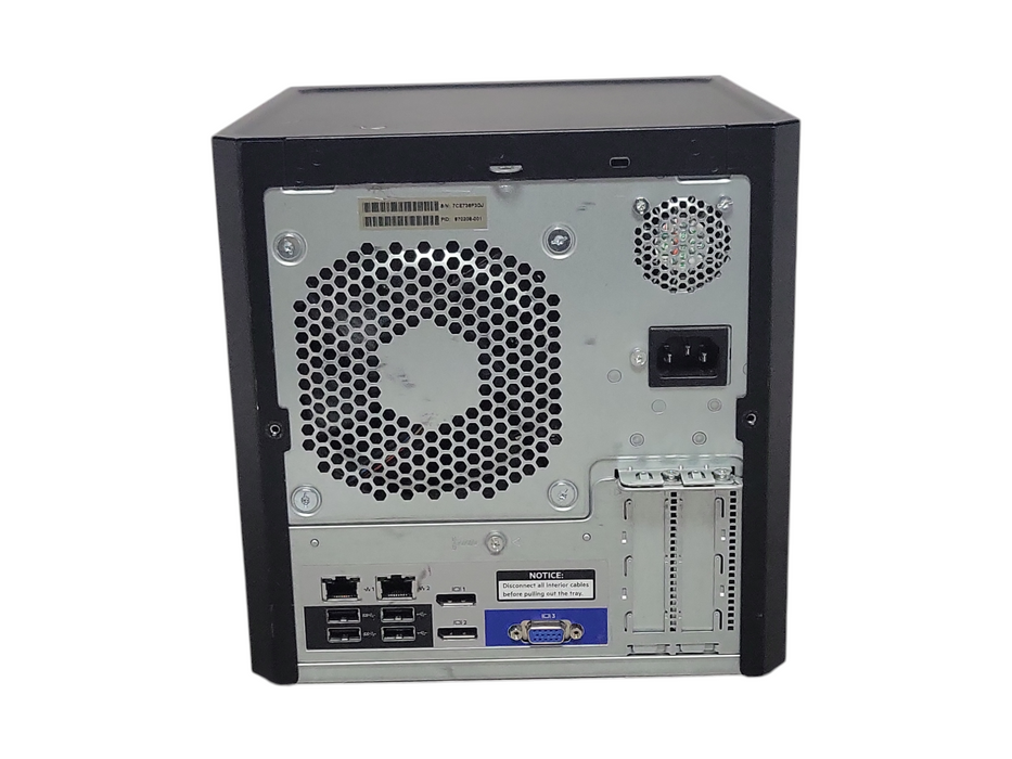 HPE ProLiant MicroServer Gen10 AMD Opteron X3216 1.6GHz CPU 8GB RAM Q_