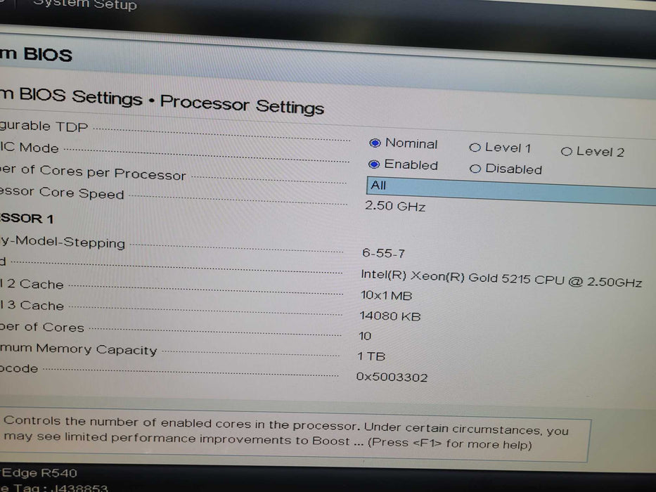 Dell PowerEdge R540 - Xeon Gold 5215 64GB DDR4 PERC H730P 2x750W PSU %