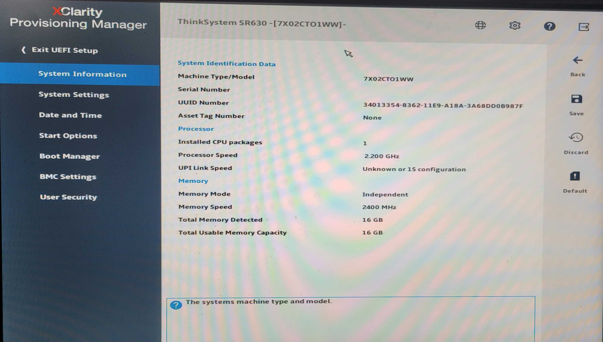 Lenovo Thinksystem SR630 Xeon Silver 4114 @2.20GHz 16GB DDR4 | NO HDD