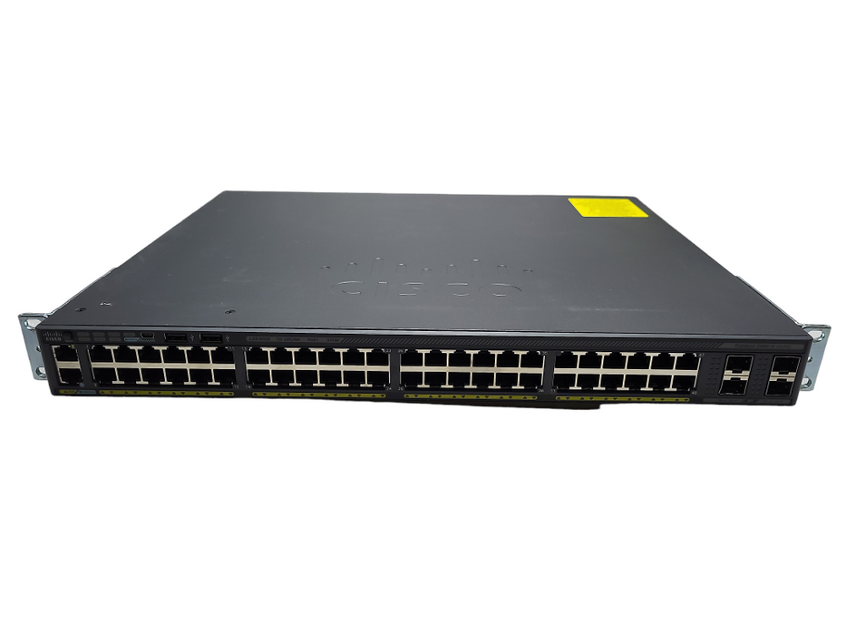 Cisco WS-C2960X-48LPS-L V06 | 48-Port Gigabit PoE+ 370W Switch | 4x SFP $