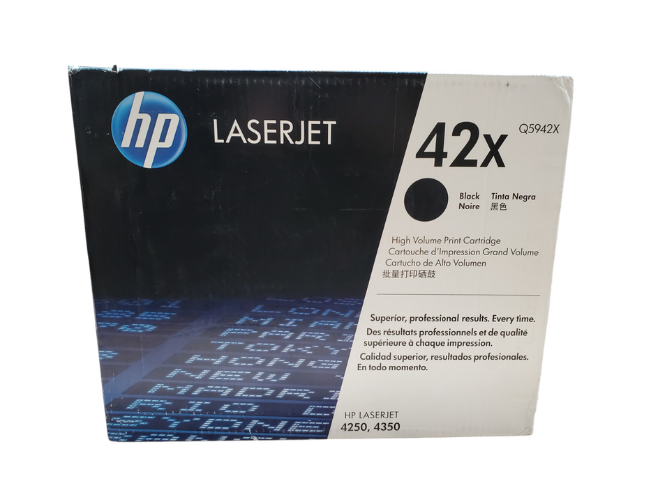 NEW - Genuine HP LaserJet 42X Black High Volume Print Cartridge - Q5942X Q