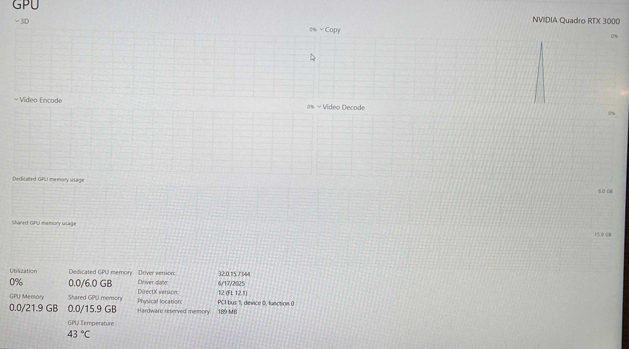 Dell Precision 7540 XEON E-2286M@2.4GHz RTX 3000 6GB GPU 32GB RAM 256GB SSD  Lap200