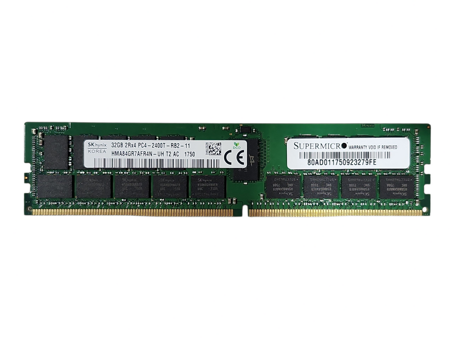 SK Hynix 32GB 2Rx4 PC4-2400T-RB2, DDR4, Server Memory Q