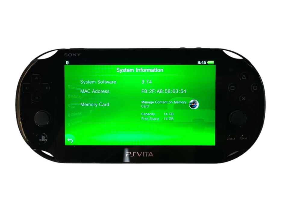 Sony PS Vita Slim PCH-2000, 1GB Handheld System w/ 16GB Micro SD 