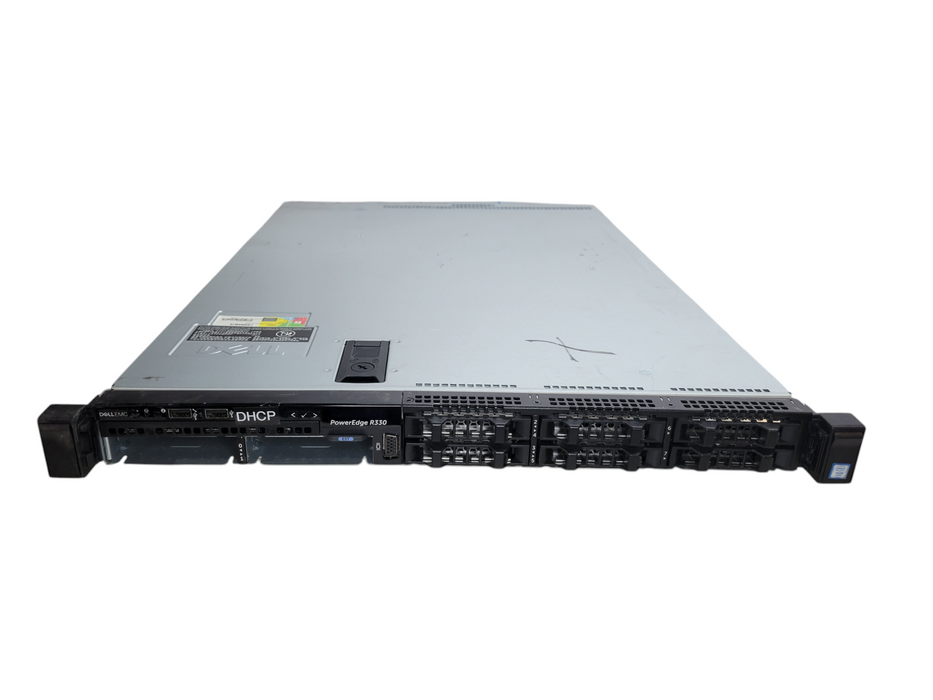 Dell PowerEdge R330 - Xeon E3-1220 v5 16GB DDR4 PERC H330 2x350W PSU %