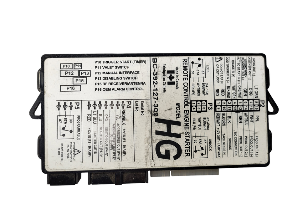 ASTROFLEX HG REPLACEMENT REMOTE START MODULE - ASTROFLEX SERIES BC-392-127-302 Q$