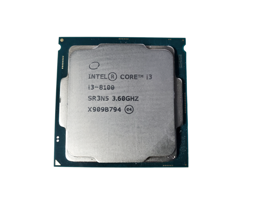 INTEL CORE I3-8100 PROCESSOR 3.60GHZ SR3N5