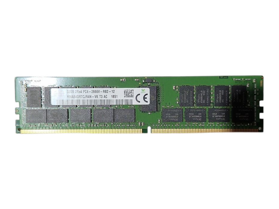 SK Hynix 32GB 2Rx4 PC4-2666V DDR4 ECC Server RAM, HMA84GR7AFR4N-VK Q