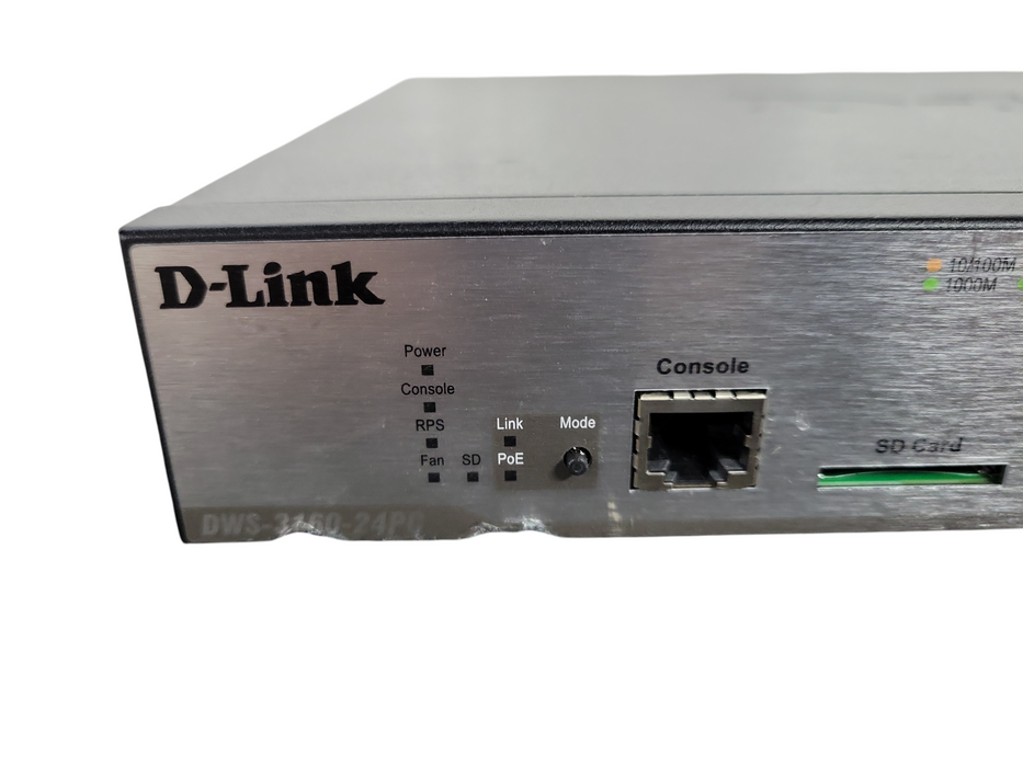 D-Link 24-Port Gigabit L2+ Unified Managed Network Switch DWS-3160-24PC !