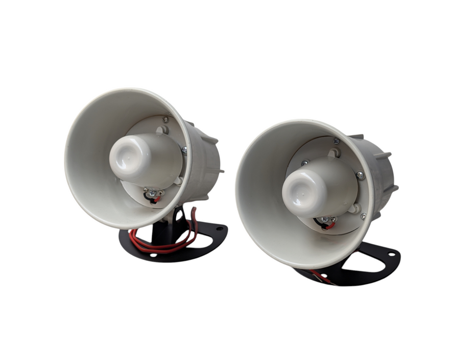 Lot of 2x DSC SD 20WS Single Tone Siren 12VDC 20W -