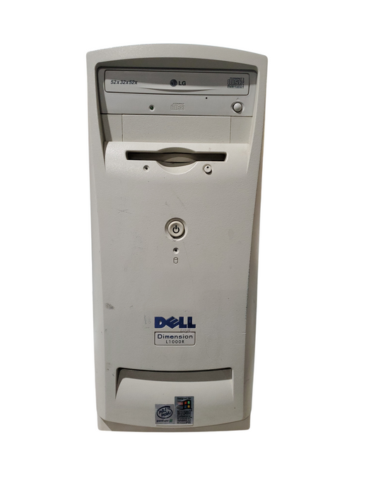 Vintage Dell Dimension L1000r Retro PC Pentium III, 256MB RAM, No HDD/OS