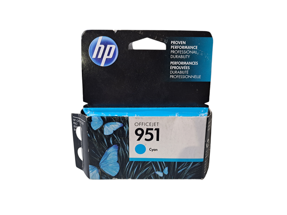 Genuine HP OfficeJet 951 Cyan Ink Cartridge CN050AN *READ*