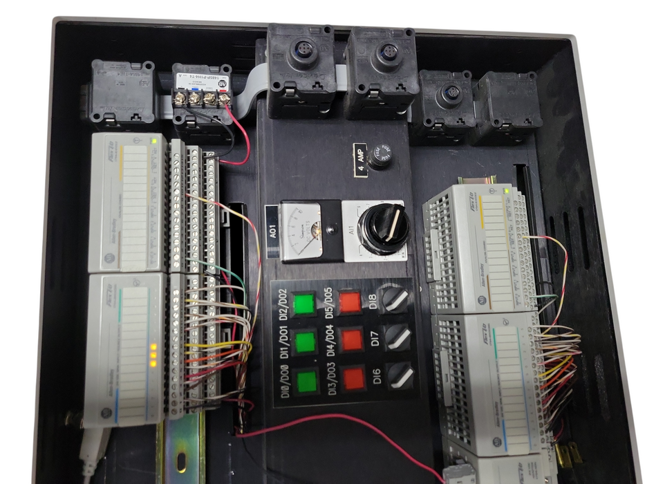 Industrial equipment Case with Allen bradley devices installed, See detail _