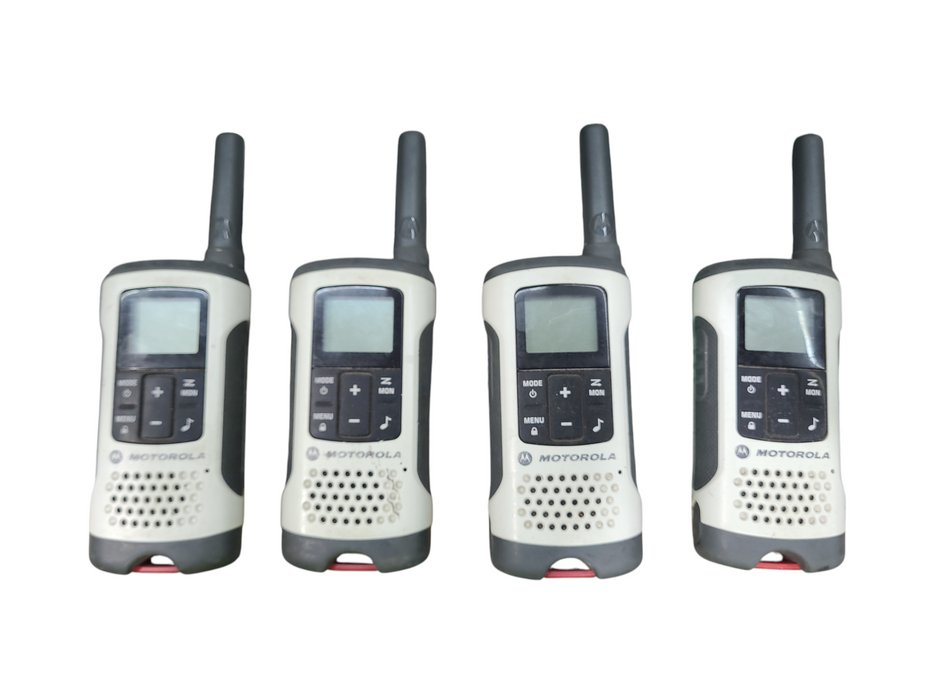 Lot 4x Motorola Talkabout T260 Two-Way Radio