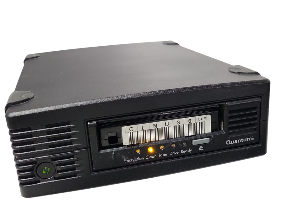 Quantum TC-L52BN tF7200-001 External SAS Tape Drive, READ _