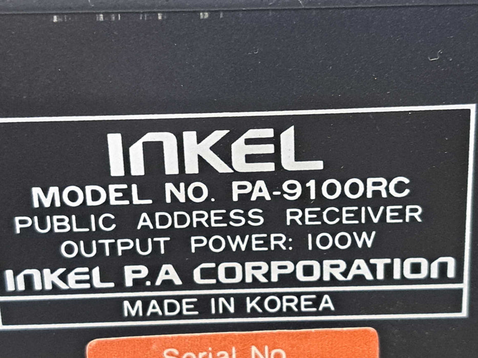 Inkel Public Address Cassette Receiver PA-9100RC| READ