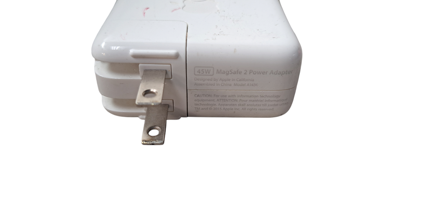 Genuine Apple 45W MagSafe 2 Power Adapter A1436 Q