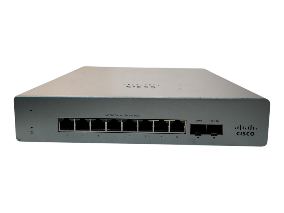 Cisco MS120-8FP, 10-Port Gigabit PoE Managed Ethernet Switch *UNCLAIMED