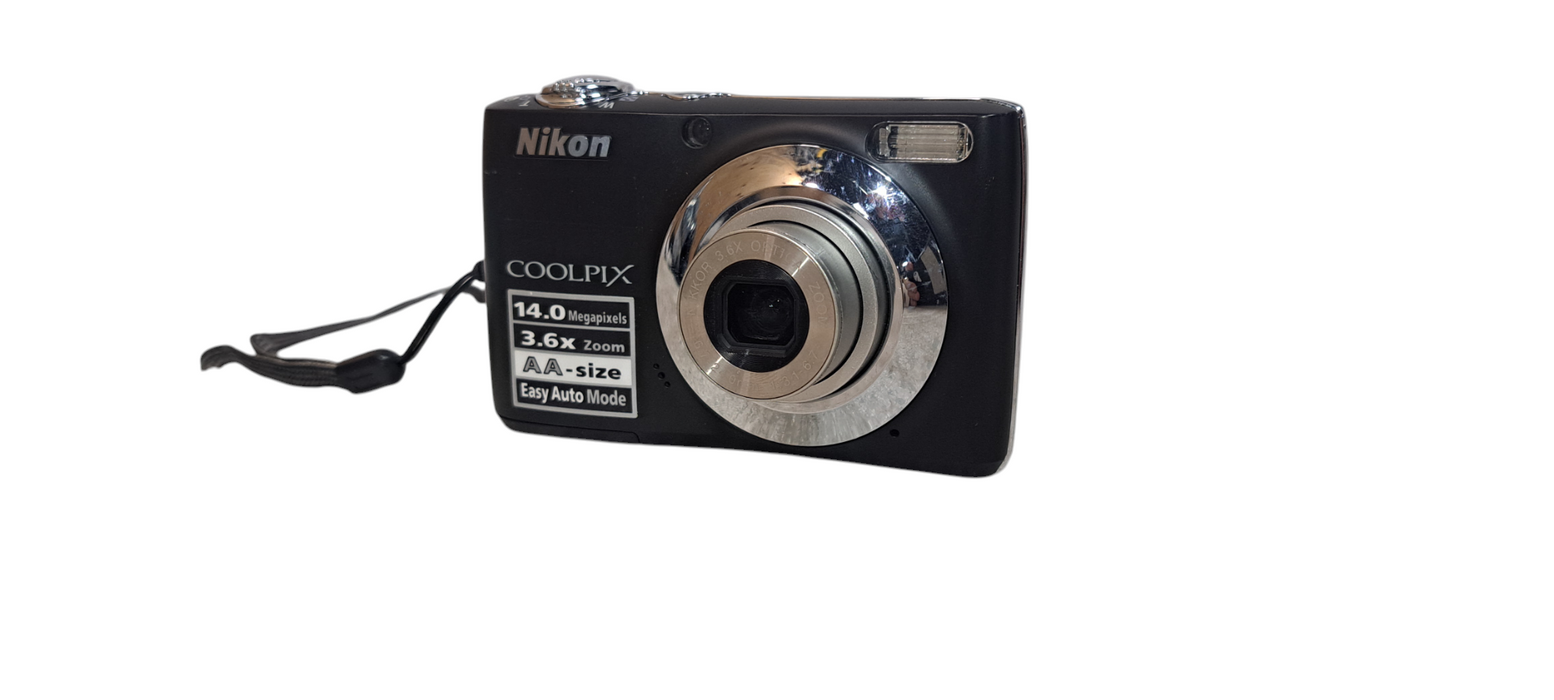 Nikon Coolpix L24 Black Digital Camera 14 MP