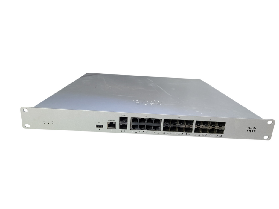 Cisco Meraki MX250-HW Gigabit Ethernet PoE Switch Single 250W Pwr Supply