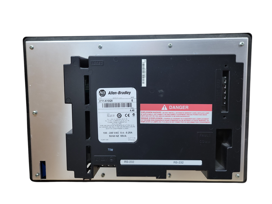 Allen Bradley 2711-K10G9 Panel View 1000 | 10" Operator Terminal *READ* !