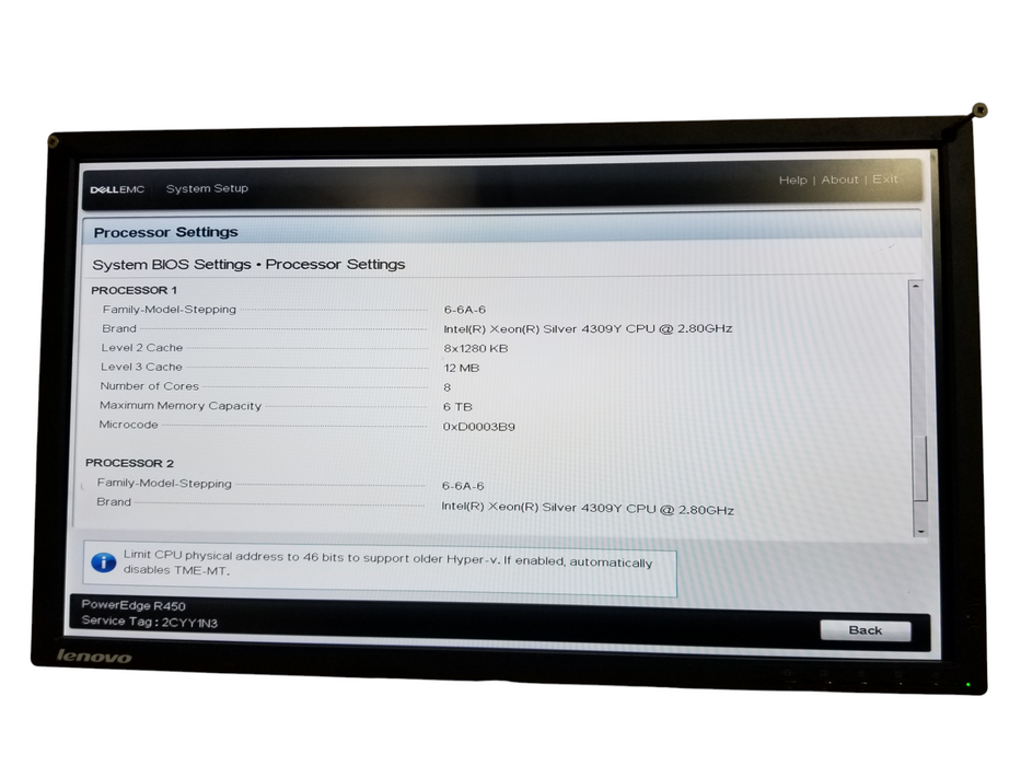 Dell PowerEdge R450 2x Xeon Silver 4309Y 2.80GHz 64GB DDR4 H355 RAID 2x800W