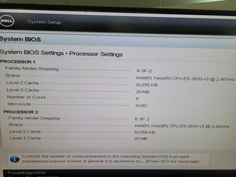 Dell PowerEdge R630 - 2x Xeon E5-2630 v3 32GB DDR4 NO RAID 2x750W PSU %