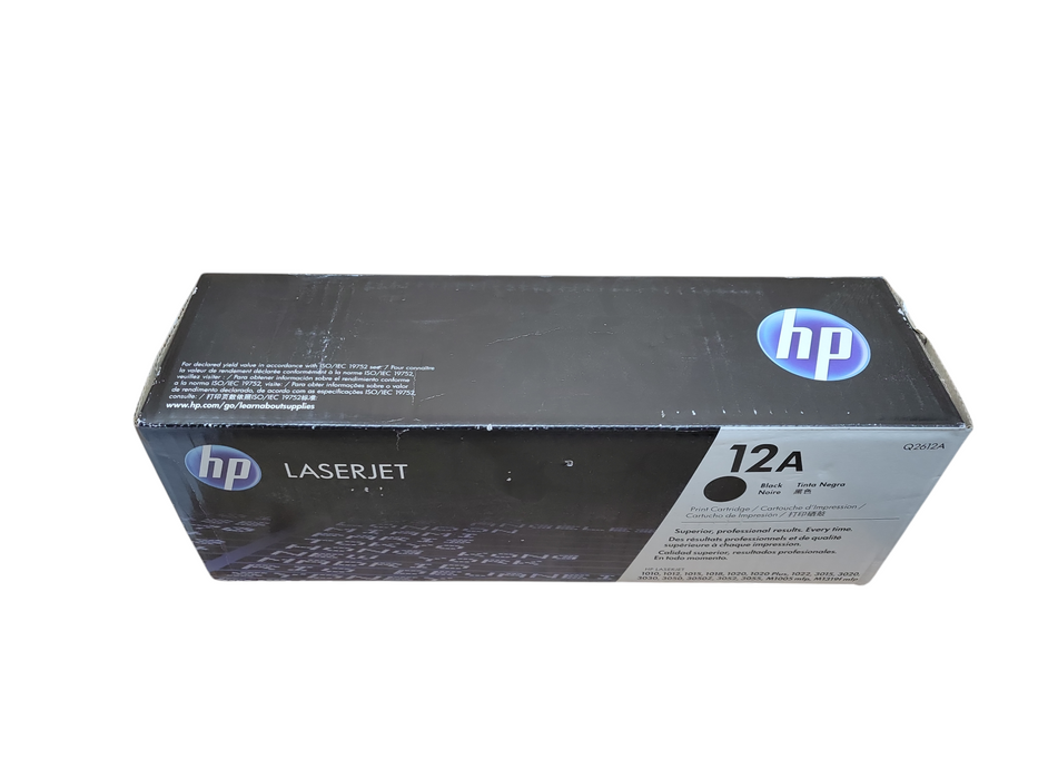 Genuine Laser Jet HP 12A Q2612A Black Toner Cartridge Sealed !
