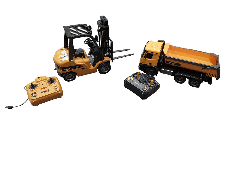 Set of RC Toys TOP RACE DUMP TR-212 & TOP FORKLIFT  =