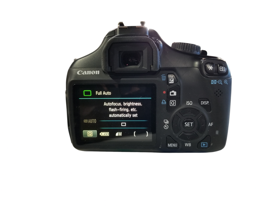 Canon EOS Rebel T3 SLR Camera with EFS 18-55mm Lens - Black / Brown *READ* Q