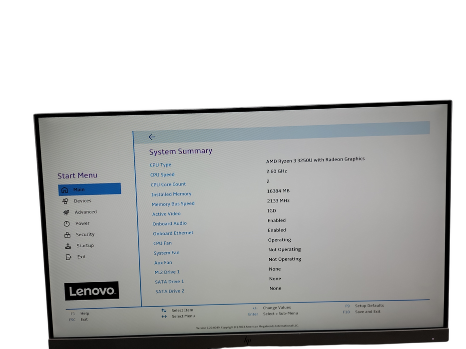 Lenovo IdeaCentre 3 07ADA05 AMD Ryzen 3 3250U with Radeon Graphics  θ