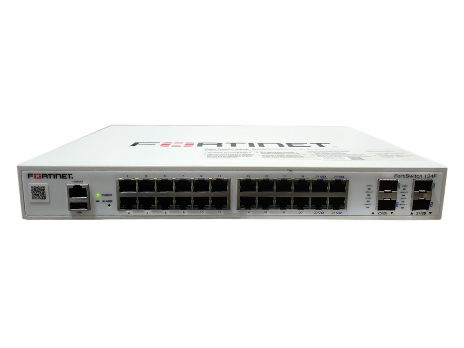 Fortinet FortiSwitch FS-124F-24-Ports Rack Mountable Ethernet Switch