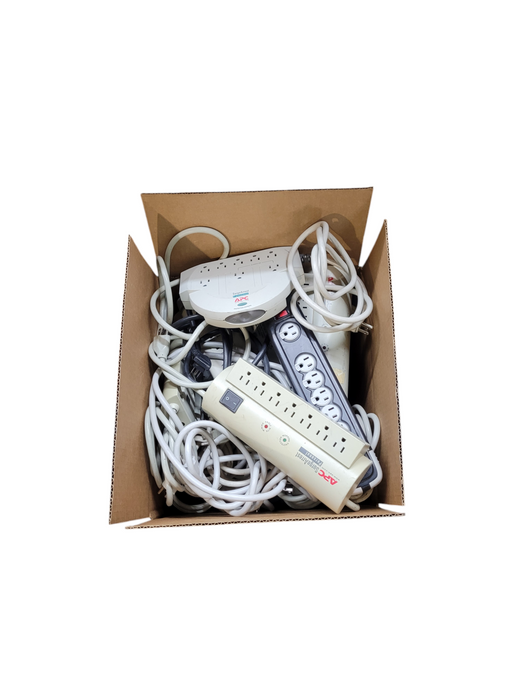 Lot of 20x Multi Outlet Power Strips / Bars / Extension Cords- Assorted  Q