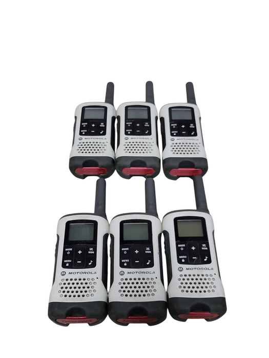 Lot of 6x Motorola T280 TalkAbout Walkie Talkies, READ _