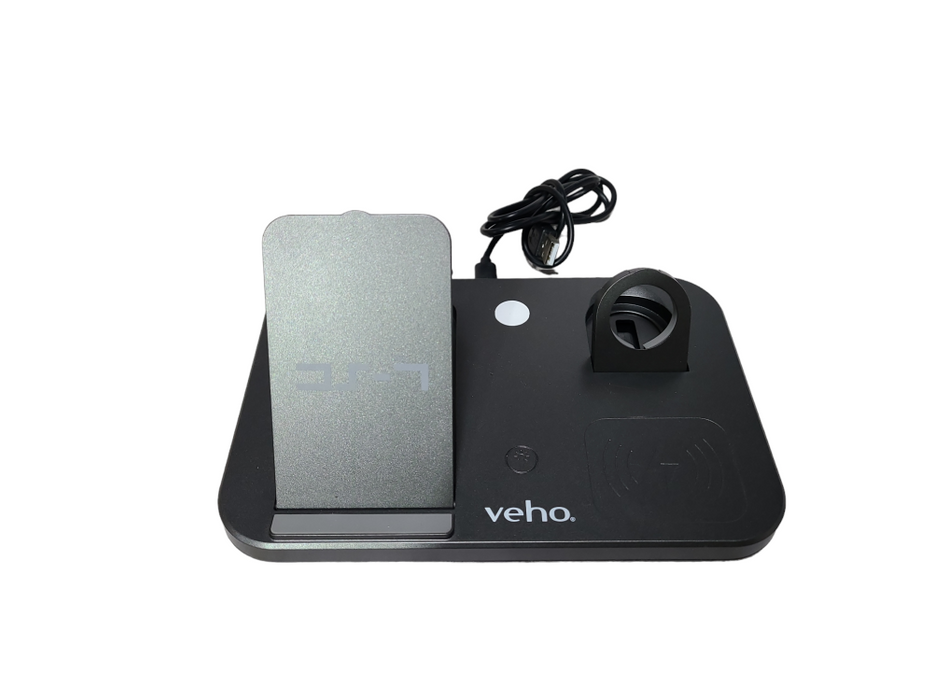 VEHO DS-7 QI WIRELESS MULTI CHARGE STATION PHONE WATCH HEADPHONES