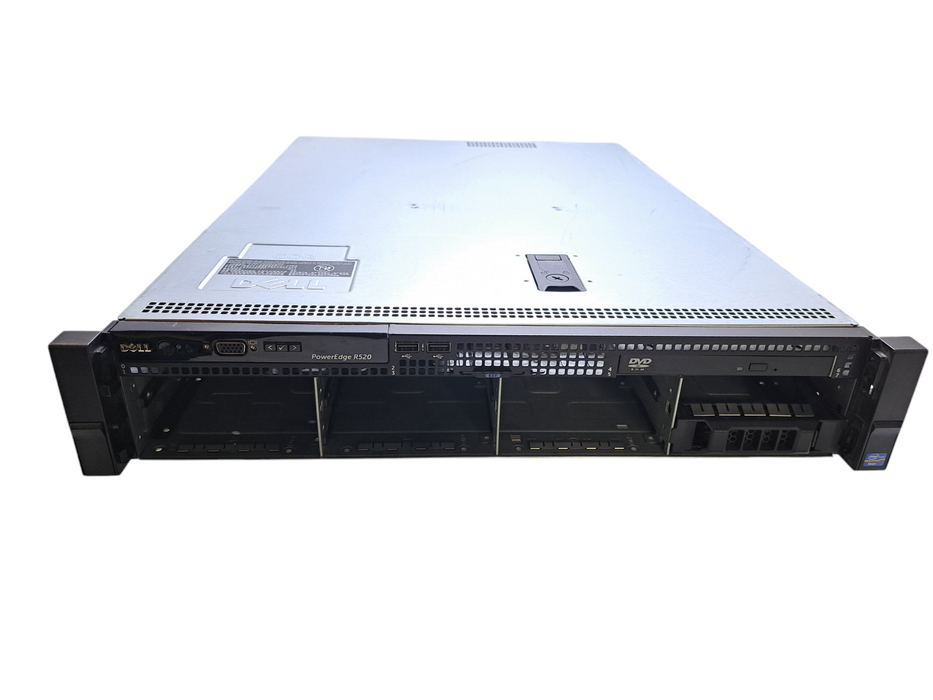 Dell R520 2U 8x 3.5" Server | Xeon E5-2407 0 @2.20GHz, 64GB Ram, 2x 750W