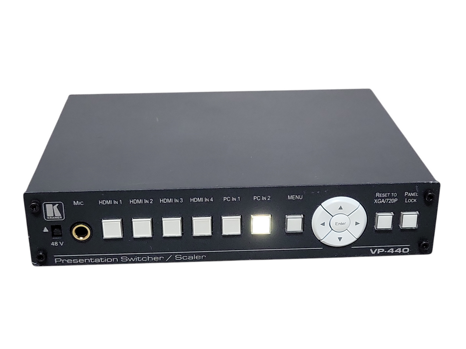 Kramer VP-440 6-Input Presentation Switcher / Video Scaler, READ _