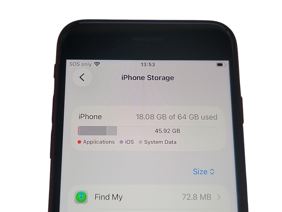 Apple iPhone SE 3 - 64GB - Red [A2595] (