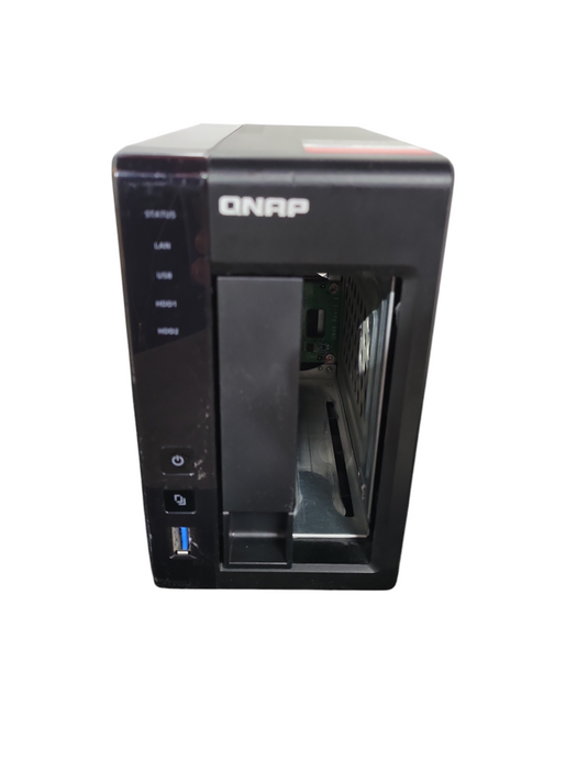 QNAP TS-251+ 2GB System Memory 2-Bay NAS 1x 1TB HDD !