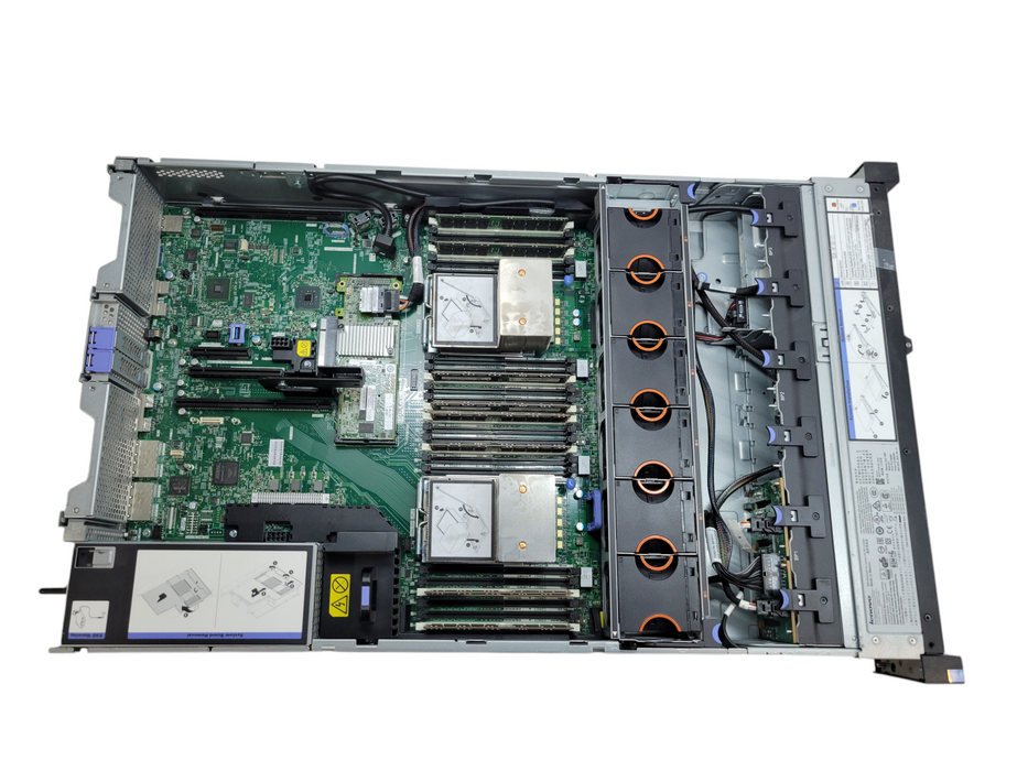 Lenovo SystemX 3650 M5 - 2x Xeon E5-2630 v3 128GB DDR4 AVAGO RAID 2x550W PS %