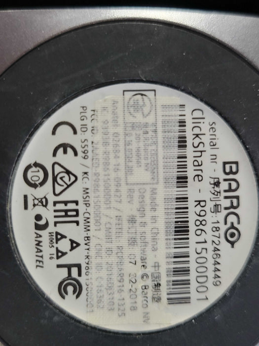 Barco Clickshare CSE-200+  with 2x R9861500D01 buttons _