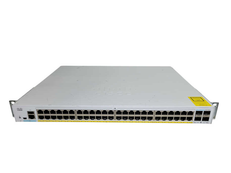 Cisco CBS250-48PP-4G V02, 48-Port Gigabit PoE+ 195W Smart Switch